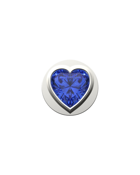 Fancy Blue Heart IT Charm