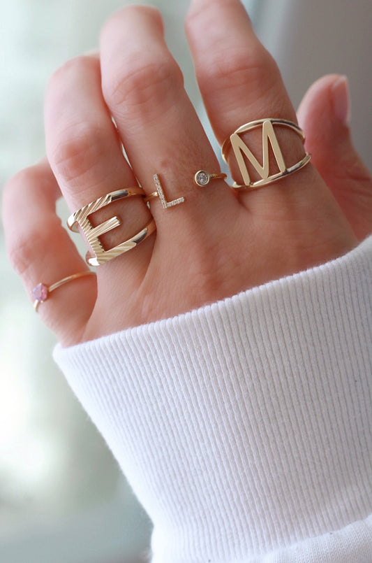 Fluted Initial Split Shank Ring