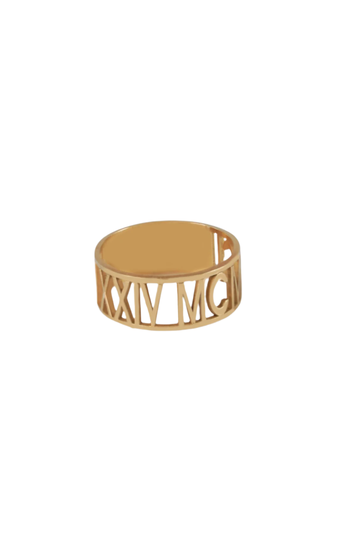 Roman Numeral Date Ring