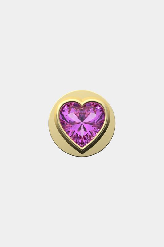 Fancy Pink Heart IT Charm