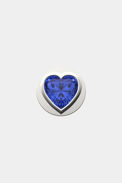 Fancy Blue Heart IT Charm