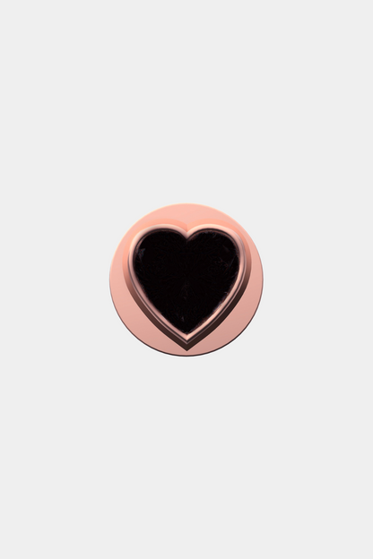 Fancy Black Heart IT Charm