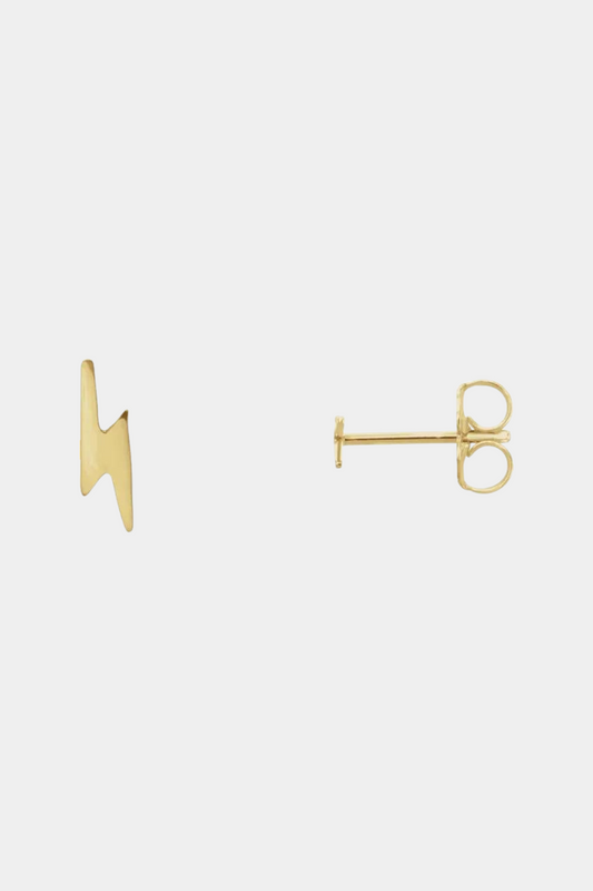 Tiny Lightning Bolt Earrings