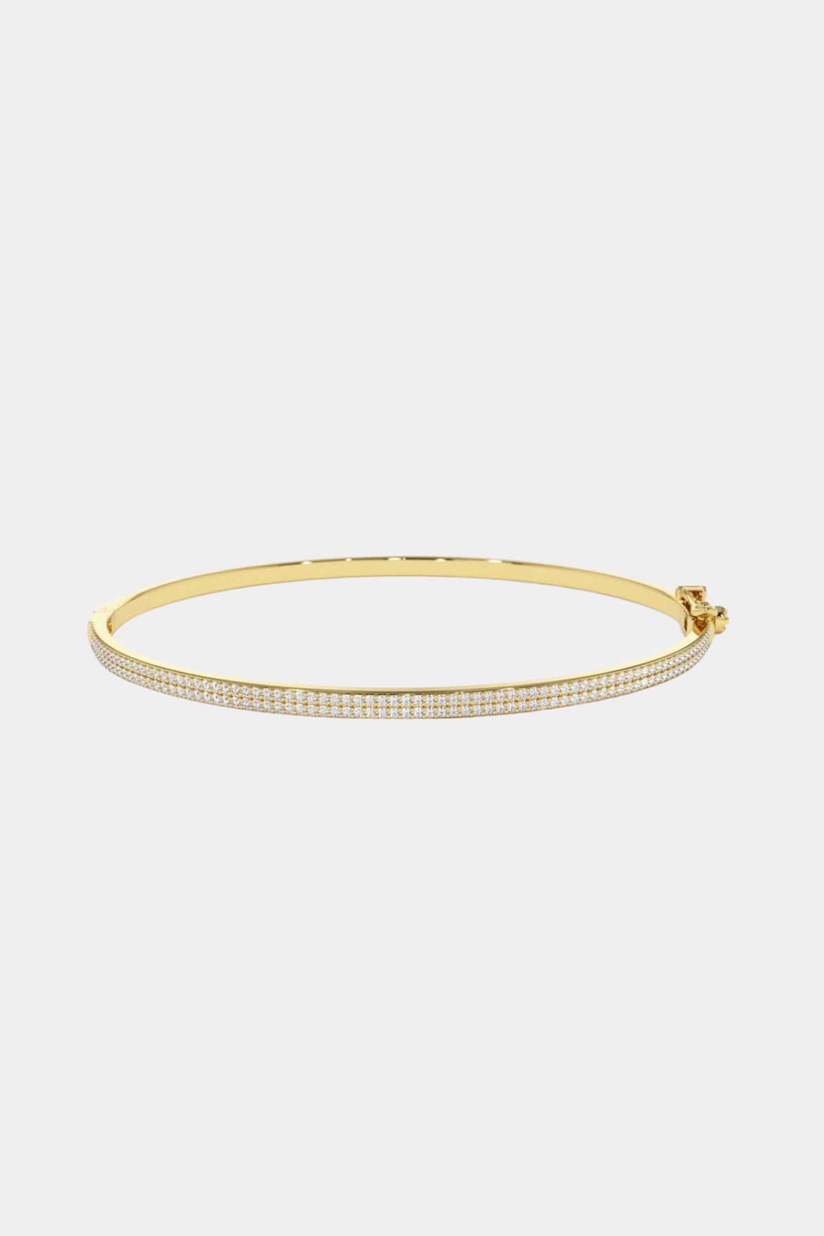 Double Pave Bangle