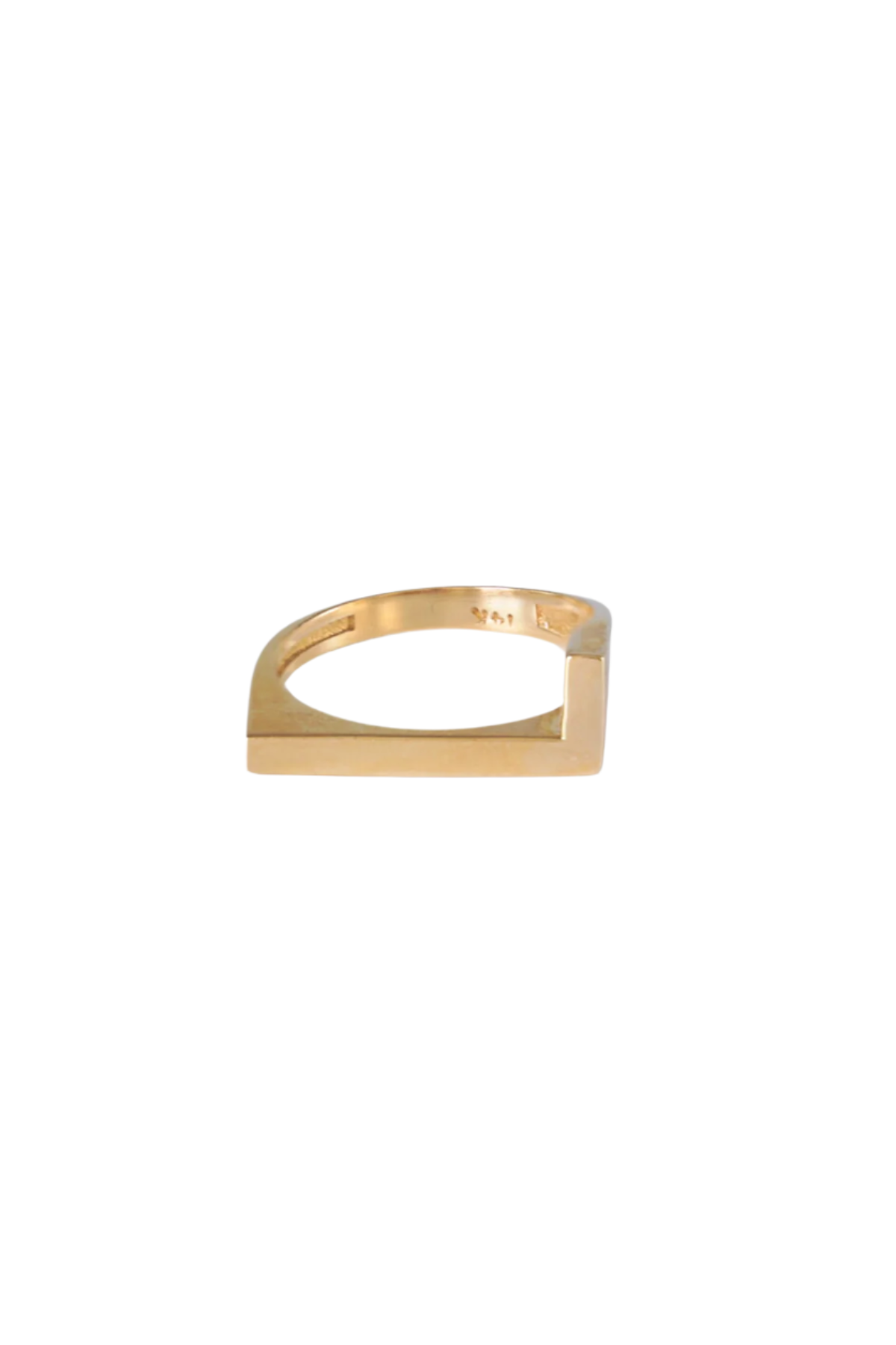 Plain Initial Signet Ring