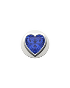 Fancy Blue Heart IT Charm