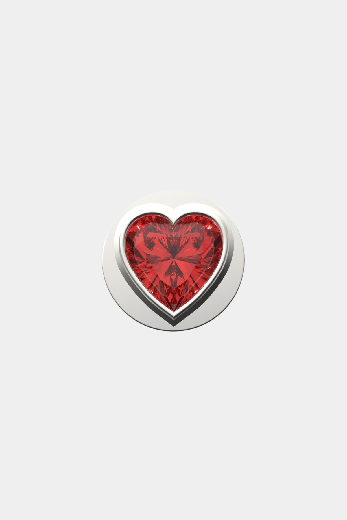 Fancy Red Heart IT Charm