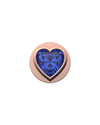 Fancy Blue Heart IT Charm