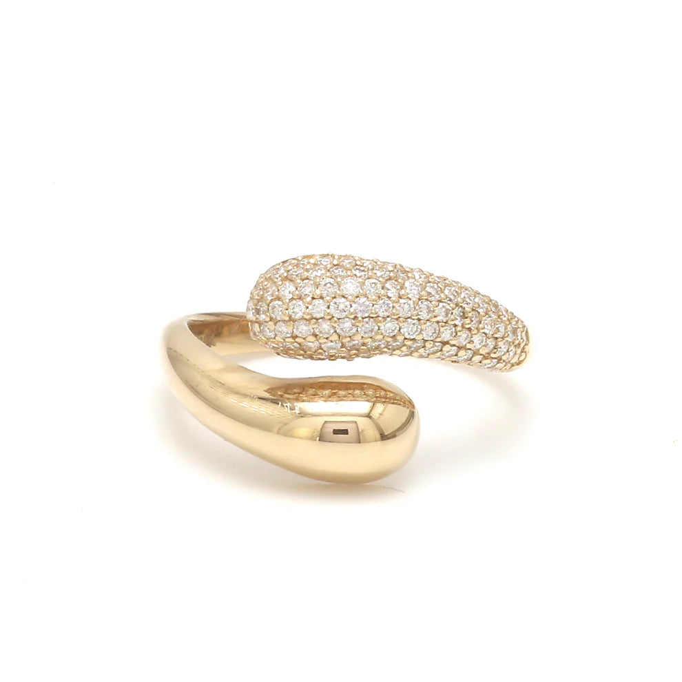 Diamond Bypass Ring