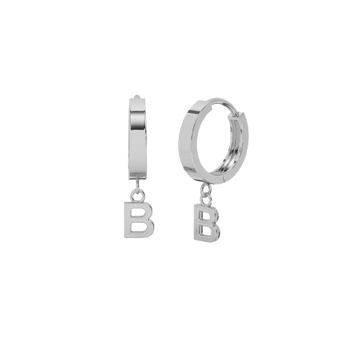 Drop Initial Gold Huggie