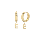 Drop Initial Gold Huggie