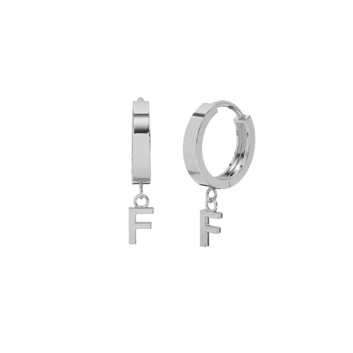 Drop Initial Gold Huggie