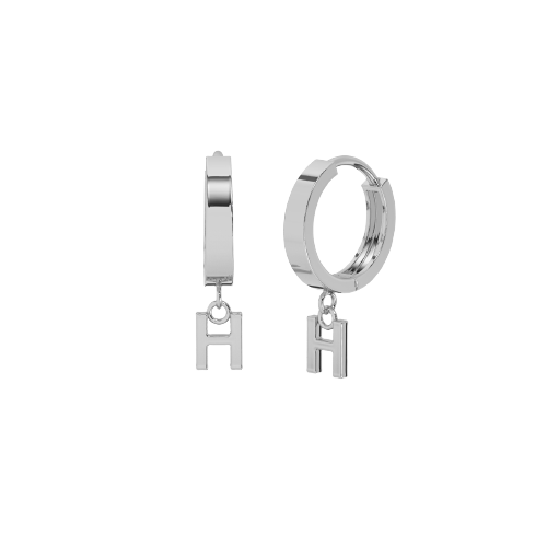 Drop Initial Gold Huggie