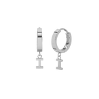 Drop Initial Gold Huggie