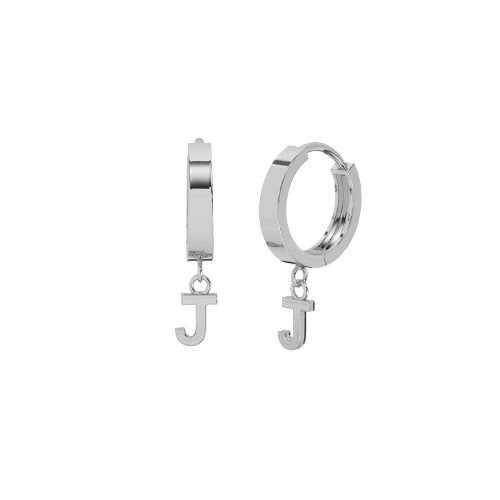 Drop Initial Gold Huggie