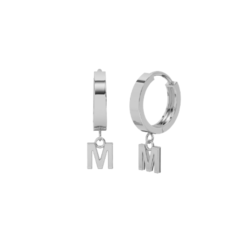 Drop Initial Gold Huggie