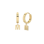 Drop Initial Gold Huggie