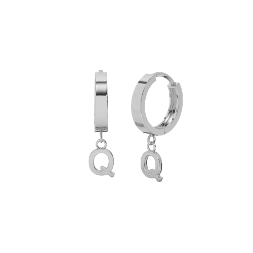 Drop Initial Gold Huggie