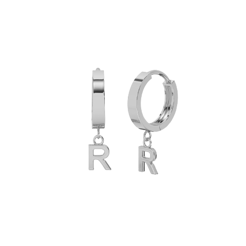 Drop Initial Gold Huggie