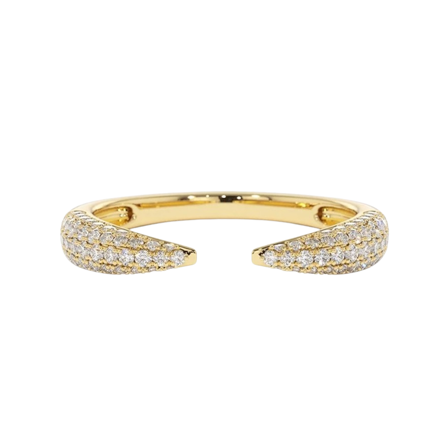 Pave Claw Ring