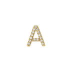 Diamond Initial Earring