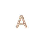 Diamond Initial Earring