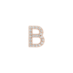 Diamond Initial Earring