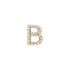 Diamond Initial Earring