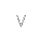 Diamond Initial Earring