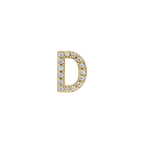 Diamond Initial Earring
