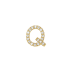 Diamond Initial Earring