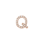 Diamond Initial Earring