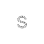 Diamond Initial Earring