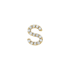 Diamond Initial Earring