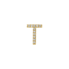 Diamond Initial Earring