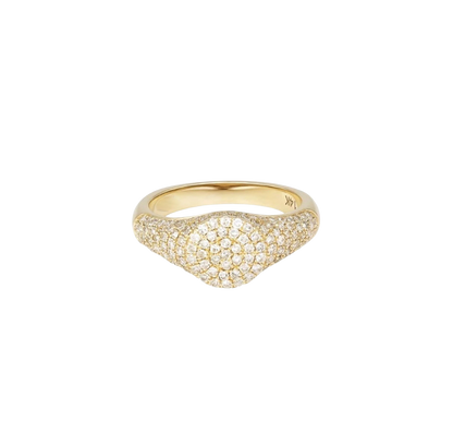 Pave Signet Ring