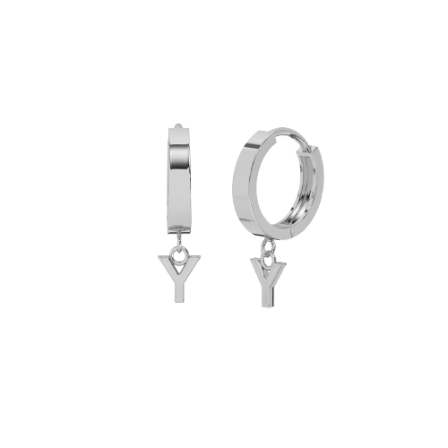 Drop Initial Gold Huggie