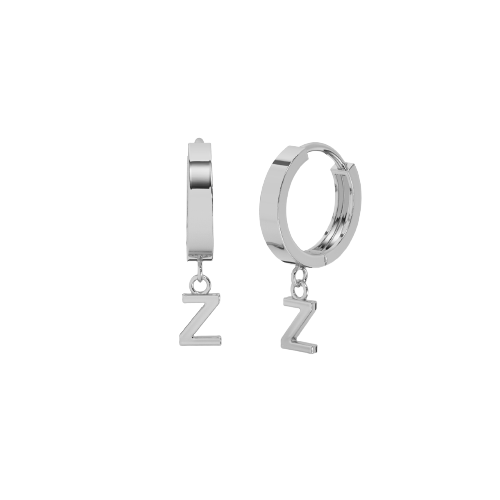 Drop Initial Gold Huggie